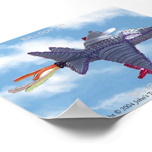 Naar boven, naar boven en weg!!! poster (Hoek)