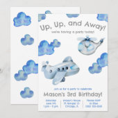 Naar boven, naar boven en weg! Vliegtuig, helikopt Kaart (Voorkant / Achterkant)