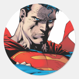 Naar boven ronde sticker