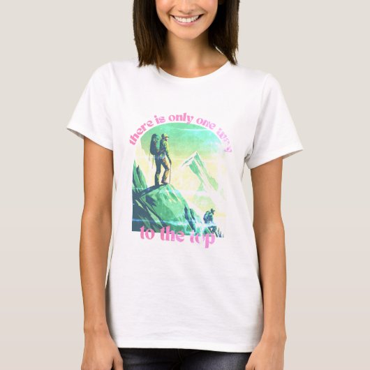 naar boven t-shirt (Voorkant)