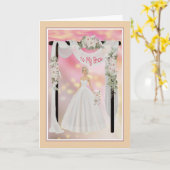 Naar Bride van Husband op huwelijksdag Kaart (Gele Bloem)