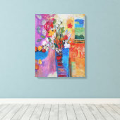 Naar buiten brengen in 2014 canvas afdruk (Insitu (Houten vloer))