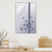 naar buiten poster (Keuken)