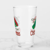 Naar buiten voor Kerstmis Glas (Links)