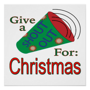 Naar buiten voor Kerstmis Perfect Poster