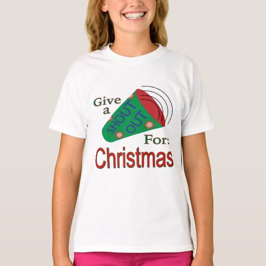 Naar buiten voor Kerstmis T-shirt (Voorkant)