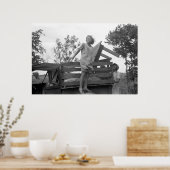 Naar Californië geleid: jaren '30 Poster (Keuken)