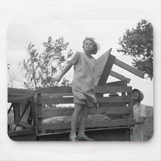 Naar Californië geleid, jaren dertig Muismat (Voorkant)