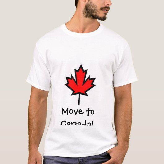 Naar Canada! T-shirt (Voorkant)