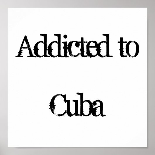 Naar Cuba gestuurd Poster (Voorkant)