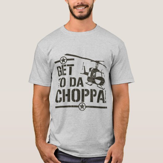 Naar Da Choppa Vintage T-shirt (Voorkant)