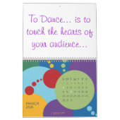 Naar Dance... Dare om de reis te maken!!!, naar D. Kalender (Mar 2026)