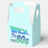 Naar de 80s 2 gunstdoos bedankdoosjes (Geopend)