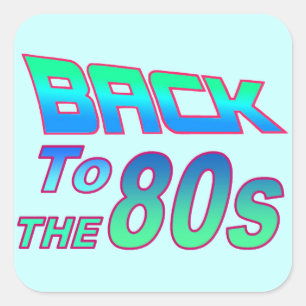 Naar de 80s 2 Sticker
