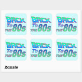 Naar de 80s 2 Sticker (Vel)