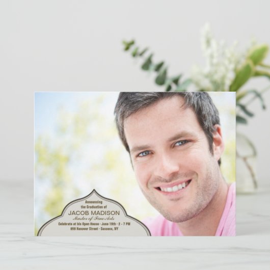 Naar de aankondiging van het Afstuderen van de Fot (Staand voorkant)