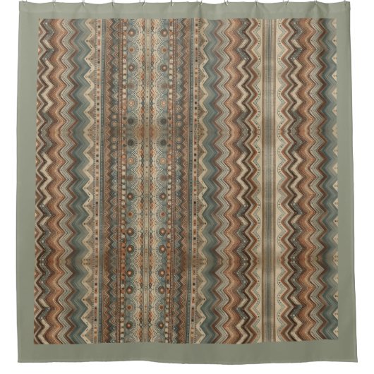 Naar de aarde douchegordijn (Voorkant)