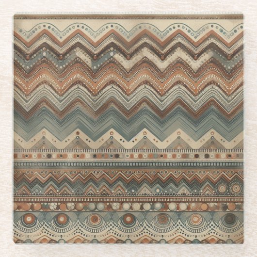 Naar de aarde glazen onderzetter (Voorkant)