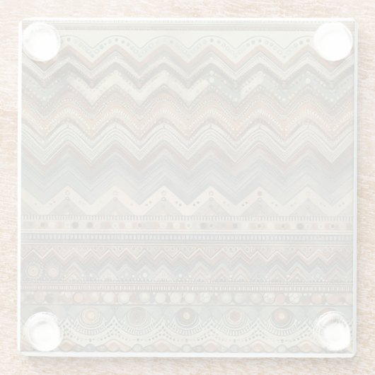 Naar de aarde glazen onderzetter (Achterkant)