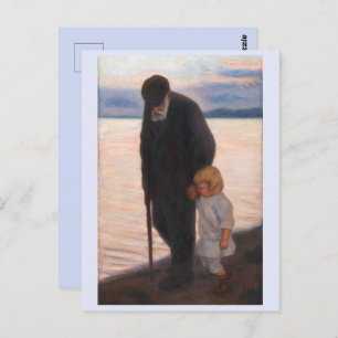 Naar de avond, Hugo Simberg Briefkaart