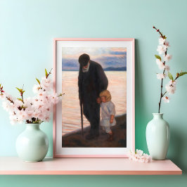 Naar de avond, Hugo Simberg Poster