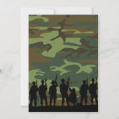 Naar de Away Soldier Camouflage | Welkom thuis Kaart (Achterkant)