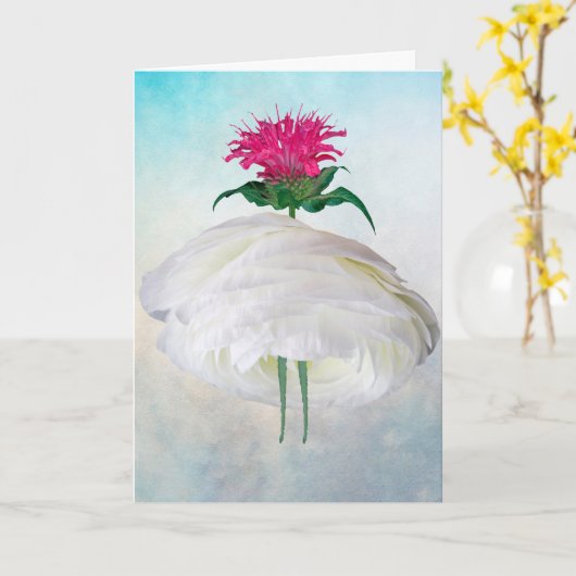 Naar de bal gaan kaart (Gele Bloem)