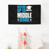 Naar de basisschool van de middelbare school spandoek (Insitu)