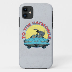 Naar de Batmobile - Onderdruk pictogram Case-Mate iPhone Case