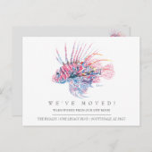 Naar de Beach New Home Moving Announance Briefkaart (Voorkant / Achterkant)