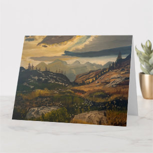 Naar de bergen, origineel van Gary Poling Kaart