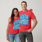 Naar de bergen quote vintage t-shirt (Unisex)