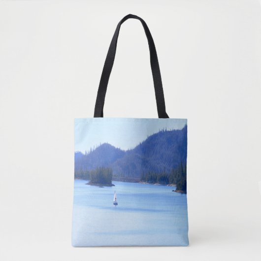 Naar de bergen... tote bag (Voorkant)
