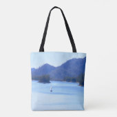 Naar de bergen... tote bag (Achterkant)