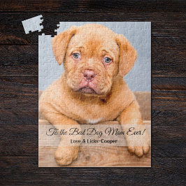 Naar de beste aangepaste foto van de hond Mam ooit Legpuzzel