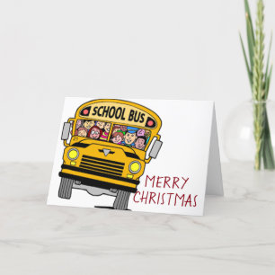 NAAR DE ** BESTE BUSCHAUFFEUR OOIT ** MET KERST FEESTDAGEN KAART