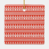 Naar de beste grootouders in de wereld Noordse fot Keramisch Ornament (Achterkant)