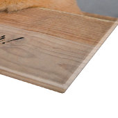 Naar de beste hond moeder ooit aangepaste foto en  snijplank (Hoek)