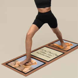 Naar de beste hond moeder ooit aangepaste foto en  yogamat
