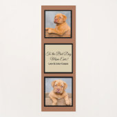 Naar de beste hond moeder ooit aangepaste foto en  yogamat (Voorkant)