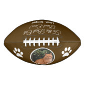 Naar de beste kat-pap ooit aangepaste foto american football (Voorkant)