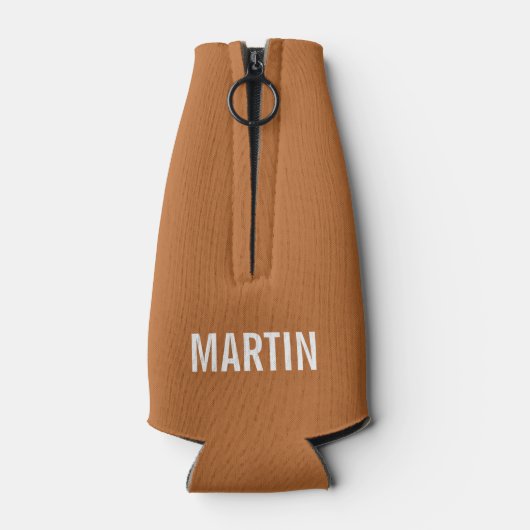 Naar de beste kat-pap ooit aangepaste foto flesjeskoeler (Achterkant)