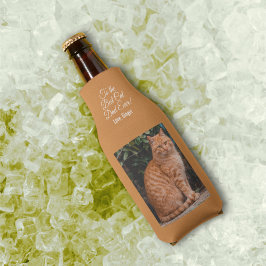 Naar de beste kat-pap ooit aangepaste foto flesjeskoeler