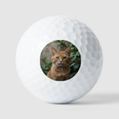 Naar de beste kat-pap ooit aangepaste foto golfballen (Voorkant)