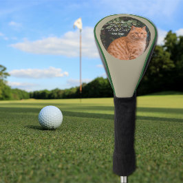 Naar de beste kat-pap ooit aangepaste foto golfheadcover