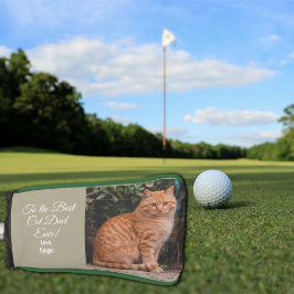 Naar de beste kat-pap ooit aangepaste foto golfheadcover