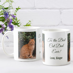 Naar de beste kat-pap ooit aangepaste foto koffiemok