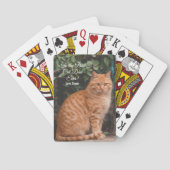Naar de beste kat-pap ooit aangepaste foto pokerkaarten (Achterkant)