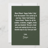 Naar de beste kat-pap ooit aangepaste fotoplatte K (Achterkant)