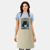 Naar de beste kattenmoeder ooit aangepaste foto en schort (Gedragen)